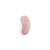 Natec Toucan wireless mouse, white and pink, side view