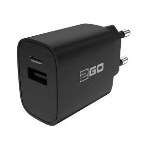 2GO USB-C / USB-A Hálózati töltő - Fekete (12V / 1,5A) 71275107 