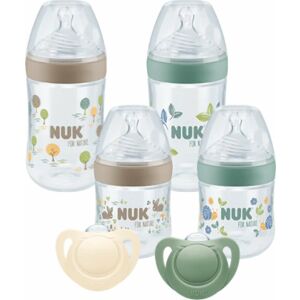 Nuk Nature Perfect Start Babyflaschen Set mit Schnullern, 2x 150ml und 2x 260ml - Füttern