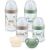 Nuk Nature Babyflaschen Set mit Schnullern, BPA-frei, 4 Flaschen und 2 Schnuller