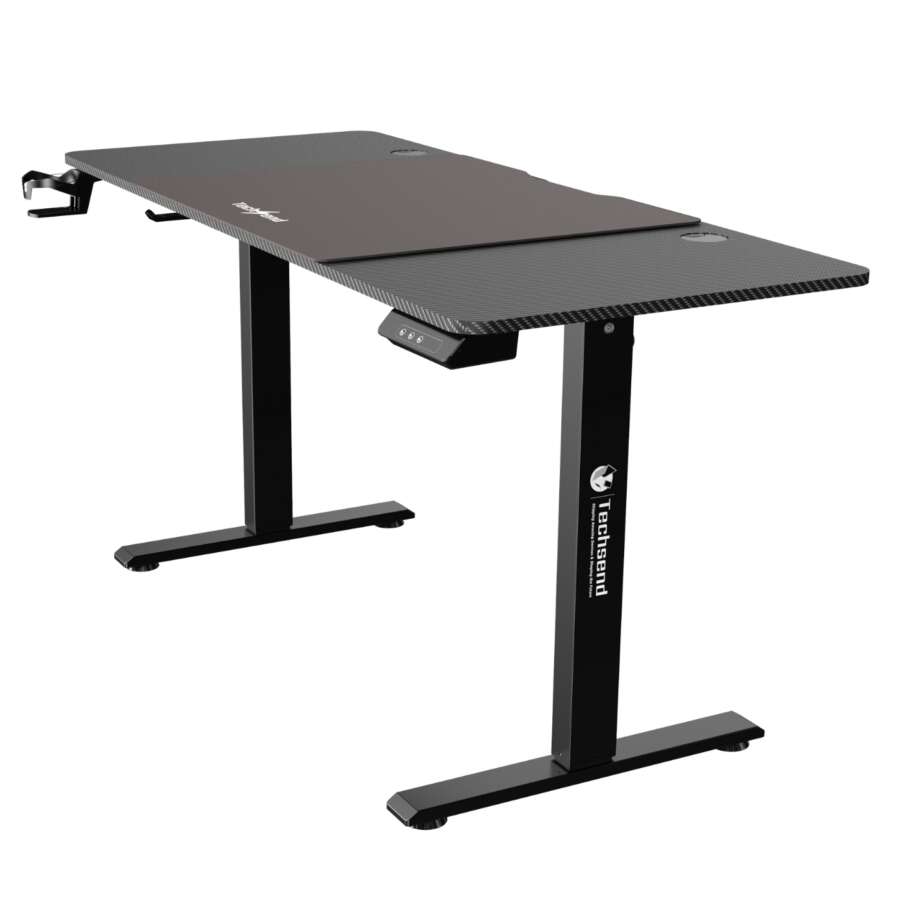 Egyéb techsend el1460 állítható magasságú gamer asztal - fekete
