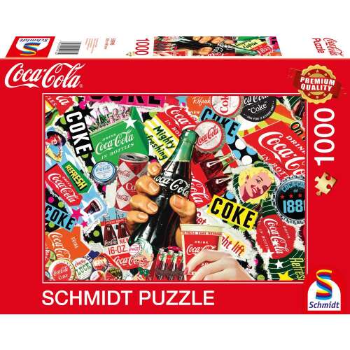 Schmidt Spiele Coca-Cola Kirakó - 1000 darab 71275938 - Schmidt