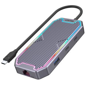 Unitek uHUB S7+ - USB-C Hub - 100W PD 141906454 - Unitek