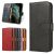 Samsung Galaxy A73 Black Magnetic Wallet Case with Card Slots and Stand