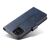 Samsung Galaxy A73 blue magnetic wallet case, stand function