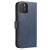 Samsung Galaxy A73 blue magnetic flip case side view