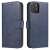 Blue leather wallet case for Samsung Galaxy A73 with stand function