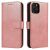 Samsung Galaxy A73 pink magnetic wallet case front and back