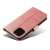 Rose gold leather wallet case for Samsung Galaxy A73 with stand function