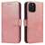 Rose gold leather wallet case for Samsung Galaxy A73 with stand function