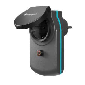 Gardena Smart System Inteligentne Gniazdko Sterowane, gniazdko zewnętrzne do oświetlenia ogrodowego i innych urządzeń elektrycznych, sterowane za pomocą aplikacji, odporne na warunki atmosferyczne - Gardena