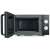 Severin MW 7762 black microwave oven with grill function, open door