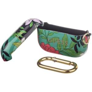 Etui Guess z kwiatowym wzorem do Apple AirPods Pro z karabińczykiem - Zestaw słuchawkowy