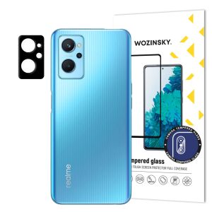 Wozinsky Camera Tempered Glass for Realme 9i with phone and packaging - Wozinsky