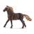 Schleich Mustang Stallion Figure, brown horse figurine, wild horse toy