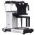 Moccamaster Select white coffee maker, full view