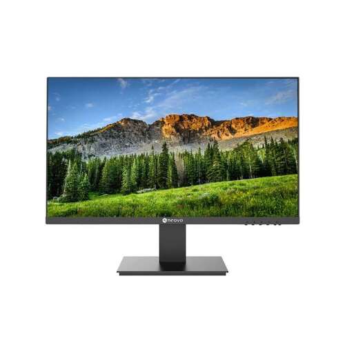 AG Neovo LA-2402 23.8 inch monitor, front view, displaying a landscape image