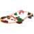 BRIO World Animal Farm Set, 30 piece wooden train track set with train, tractor, animals, bridge, and other accessories