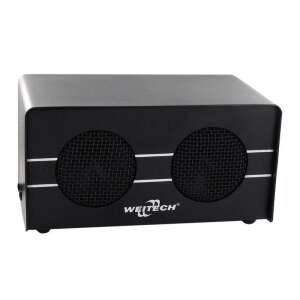 Urządzenie odstraszające szkodniki ultradźwiękowe Weitech, czarne urządzenie odstraszające szkodniki z dwoma głośnikami - Weitech