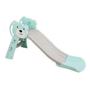 MyKids kül-és beltéri gyerek csúszda 143cm - Maci #türkiz-szürke