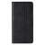 Black Samsung Galaxy S22+ Wallet Case with Textured Design