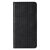 Black Samsung Galaxy S22+ Wallet Case with Textured Design