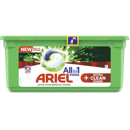 Detergent capsule Ariel Allin1 Pods + Extra Clean 24 spalari 32039037