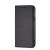 Closed black magnetic wallet case for iPhone 12 Pro