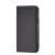 Black leather wallet case for iPhone 12 Pro with card slots