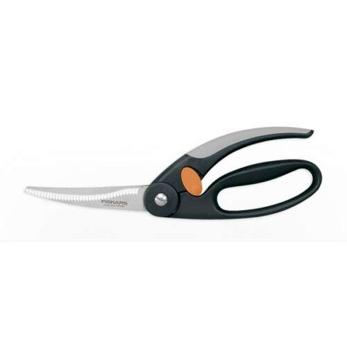 Fiskars Functional Form Geflügelschere, 25 cm, Küchenscheren zum Schneiden von Huhn, Truthahn und anderem Geflügel