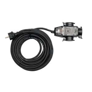YATO 20m rubber extension cord with 3 sockets - Lamp & Lighting