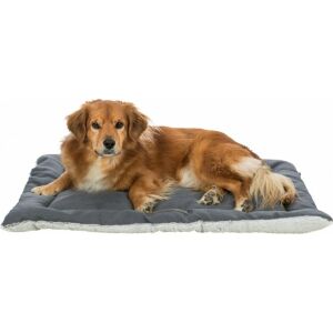 Legowisko dla psa Trixie Farello, 90x65 cm, szare i białe, wygodna poduszka dla zwierząt - Pensjonat dla psów