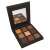 TECHNIC Enticing Pressed Pigment Palette, 9 ciepłych cieni do powiek, otwarta paleta z lusterkiem