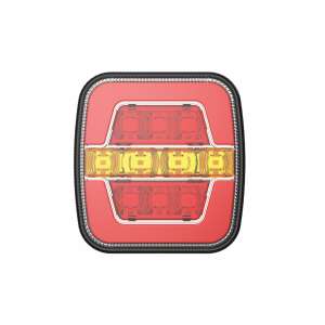 108x102 LED Stop Lamp, 3 Functions, 02370 Amio