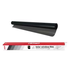 AMIO Solar-Fensterfolie, 15% Tönung, 0,5x3m, schwarz, Auto-Fensterfolie, Fensterfolie, Sichtschutzfolie, Hitzeschutz, Sonnenschutz, UV-Schutz - AMiO