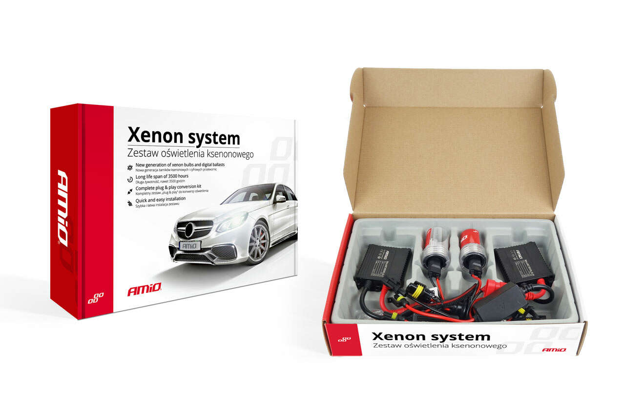 Kit Xenon ac Slim model, D2S compatible, 35W, 9-16V, 4300K