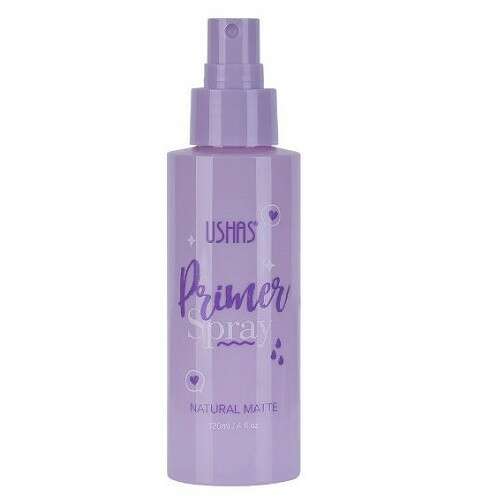 Ushas Natural Matte Primer Spray, 120 ml