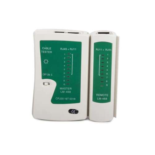 Network Cable Tester RJ45 RJ11 in Case
