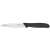 Fiskars Essential paring knife, 10 cm, black handle, stainless steel blade