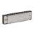 10-hole harmonica, C-major, silver and black, metal and plastic