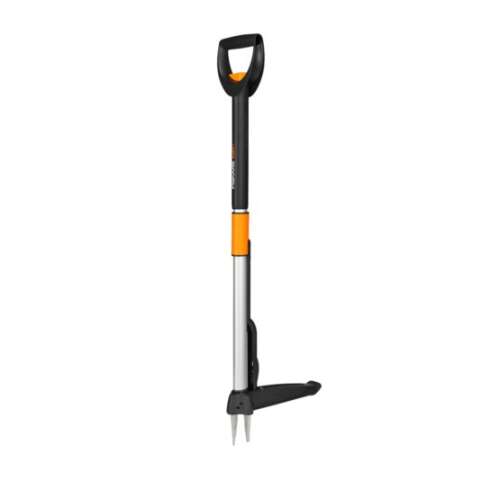 Fiskars 1020125 инструмент за премахване на плевели, градински инструмент, издърпвач за плевели, градински инструмент за плевене