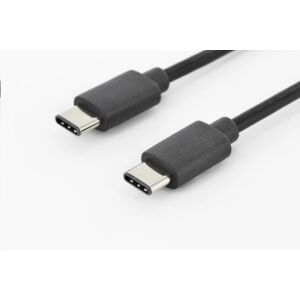 Assmann USB-C zu USB-C Kabel, 1 Meter, Schwarz - Digitus USB-Kabel