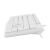 Side view of Natec Nautilus Slim USB Keyboard, white