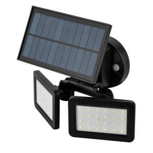 Neo Tools reflector dublu LED alimentat solar, vedere unghiulară - Reflectoare și lămpi de lucru