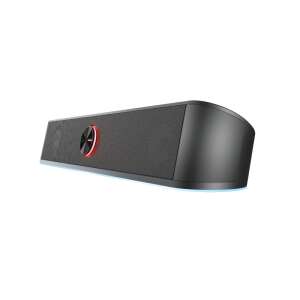 Trust GXT 619 Thorne RGB Soundbar, czarny, widok pod kątem - Trust