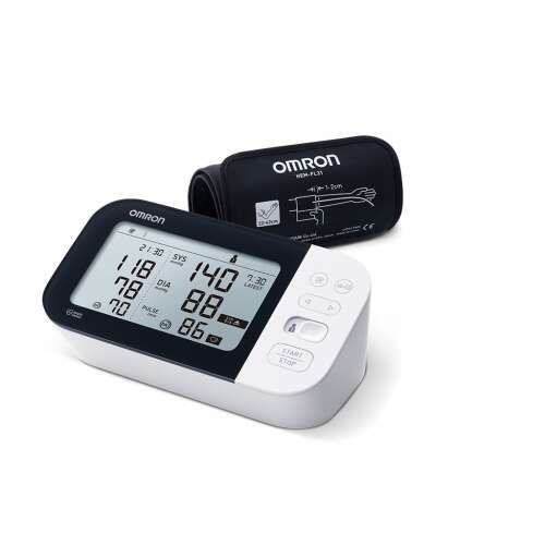 Tensiometru de brat automat OMRON M7 IT, Tehnologie Intellisense, Alb