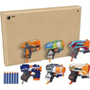 Set de 6 arme de jucărie Nerf MicroShots de la Hasbro, include 6 blaster Nerf MicroShots și 12 săgeți - Hasbro Arme de jucărie, gloante