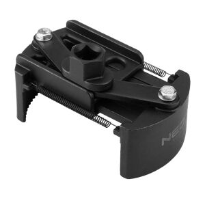 Klucz do filtra oleju Neo Tools 11-380, widok pod kątem z widocznym mechanizmem - Środek do usuwania filtra oleju