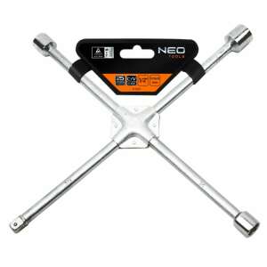 Neo Tools 11-100 kereszt kerékkulcs 17/19/22/1/2, Ezüst