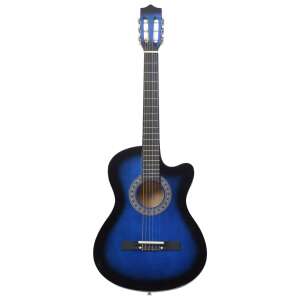 Kék árnyékos 6 húros klasszikus western cutaway gitár 38" 71304305 